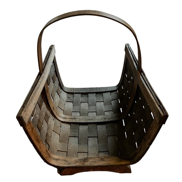 Vintage Wooden Magazine Holder‎ - Picture 4 of 5